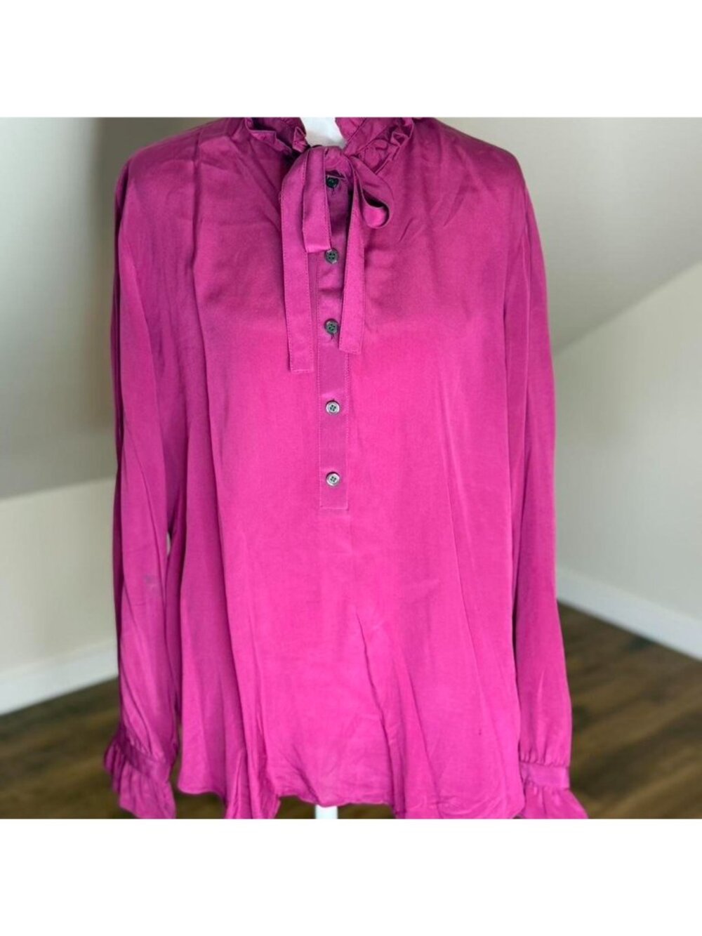 J Crew Magenta 100 Silk